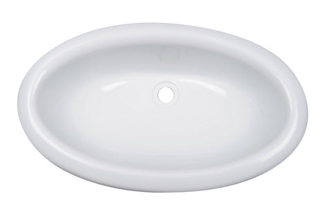 Lavabo ovale 450 x 275 mm, blanc