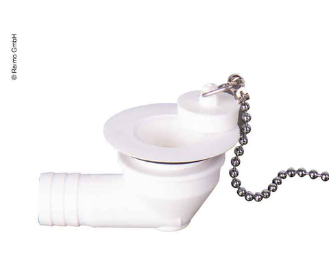 Raccord de vidange d'eau 90° tuyau 3/4", ouverture de vidange 23 mm, lot de 10