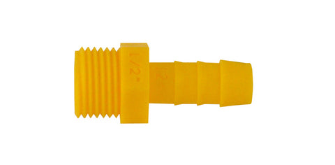 Raccord pour distributeur d'eau droit - Couleur : jaune