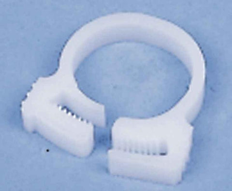 Collier de serrage en plastique pour le clipsage