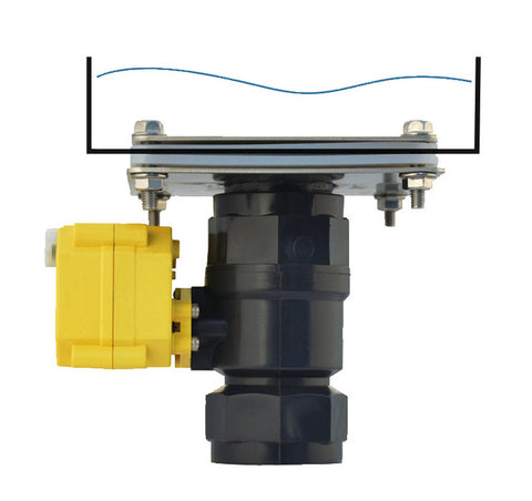 Vanne à boisseau sphérique électrique 40 mm en plastique