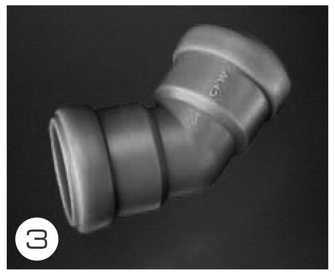 système de canalisation d'égout 28 mm