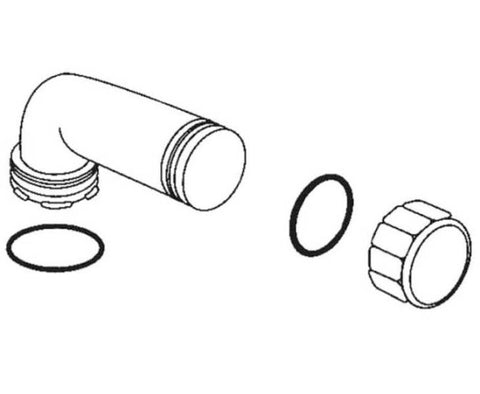 buse de vidange PP300 blanche