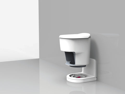 Clesana C1 – wasserlose Toilette mit L-Adapter / Campingtoilette / Camping-WC