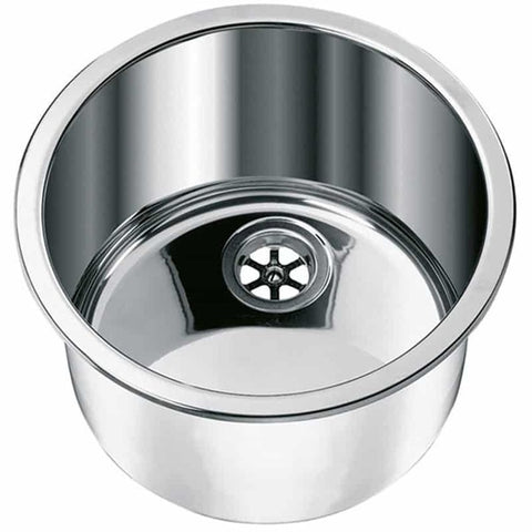 Évier encastrable inox rond Ø30cm
