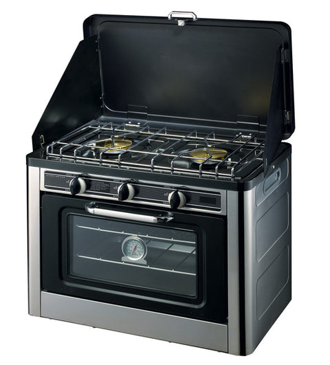 Combinaison cuisinière-four à gaz portable - 50 mbar - Pour DE, AT et CH