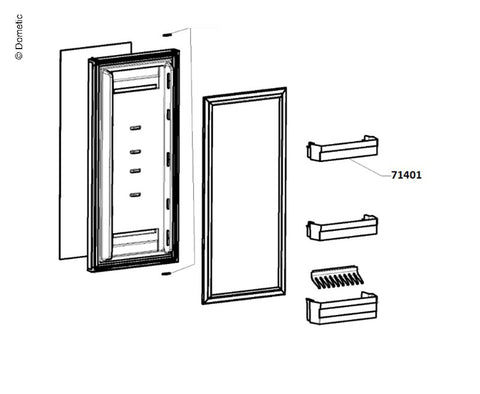compartiment de porte supérieur pour RC10.4