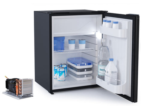 Vitrifrigo C75L CHR Kühl-Gefrierkombination, 12/24V, 75L, schwarz