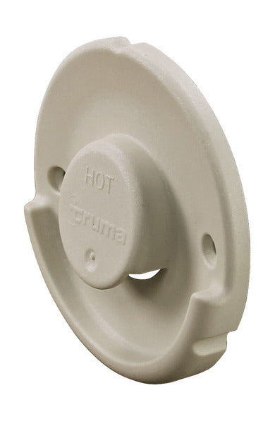 Partie extérieure de cheminée Truma WK blanc crème