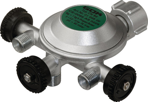 Regolatore di pressione a 3 uscite 50mbar SB