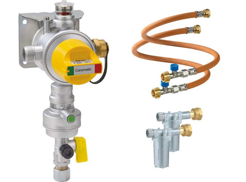 Caramatic DriveTwo-Set 30 mbar - Installation verticale