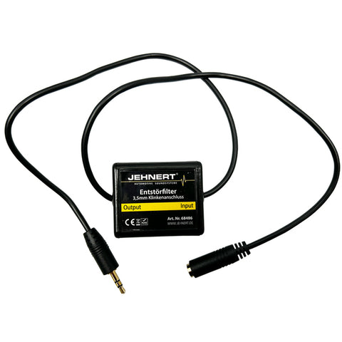 filtre antiparasite avec connexion jack 3,5 mm