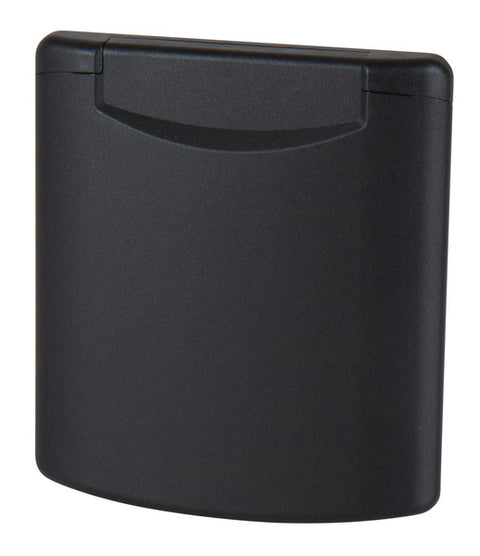 Prise CEE avec fermeture magnétique noire