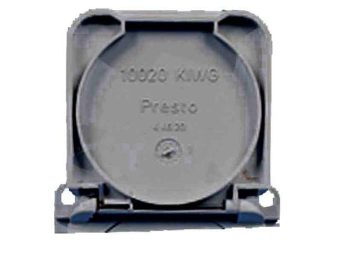 Coperchio incernierato per presa da incasso 230V grigio