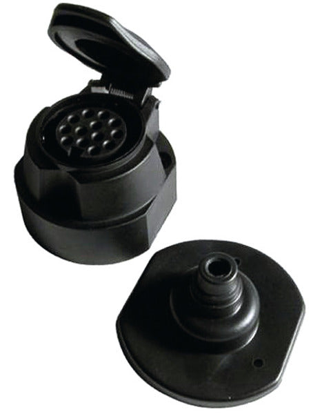 Prise de remorque Carbest 13 broches avec contact de coupure pour feu antibrouillard arrière