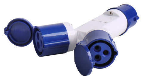 Prise CEE / distributeur 2 voies Carbest
