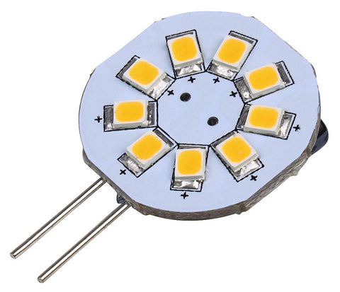 Ampoule LED G4 Carbest, 1,5 W, 120 lumens, 9 SMD blanc chaud