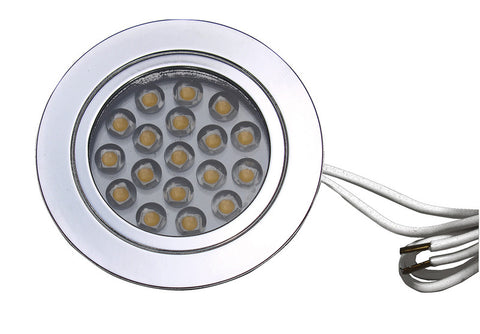 Faretto da incasso con interruttore touch - cromato