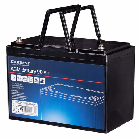 Batterie de ligne électrique AGM à décharge profonde 90 Ah