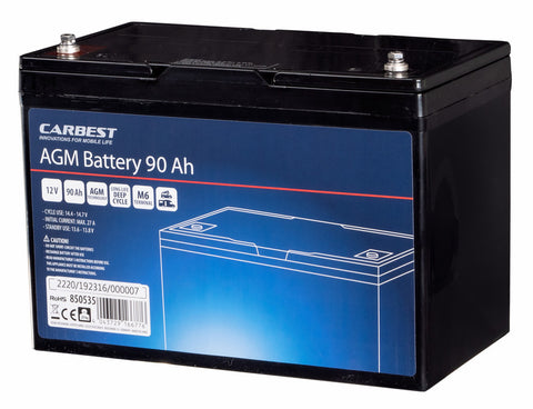 Batterie de ligne électrique AGM à décharge profonde 90 Ah