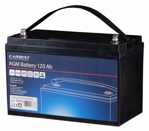 Batterie de ligne électrique AGM à décharge profonde 120 Ah