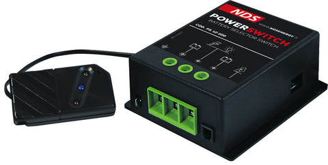 Interrupteur d'alimentation 12 V/30 A, 110 x 120 x 50 mm