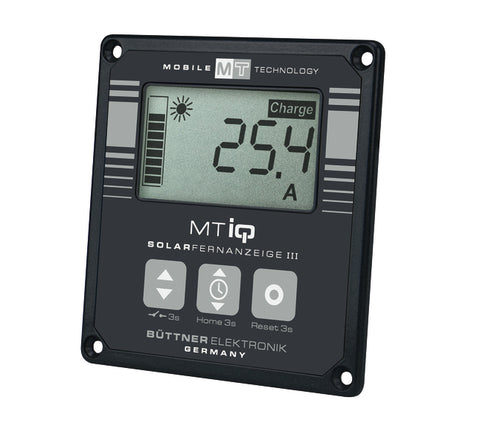 MT Solar Remote Display III noir avec câble de connexion de 5 m
