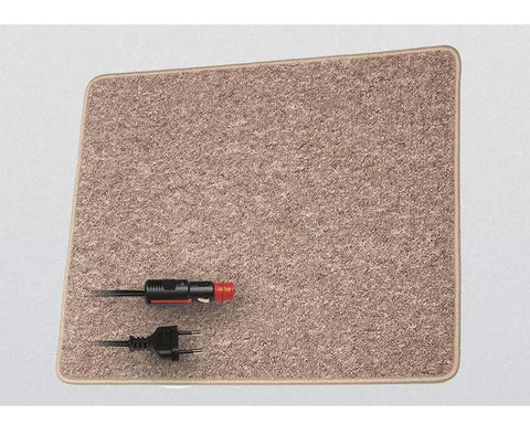 Tapis chauffant 60x40cm, 230V/25W, marron clair