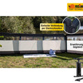 Brise-vent HOOGE AIR extension 160x140cm, sans pompe