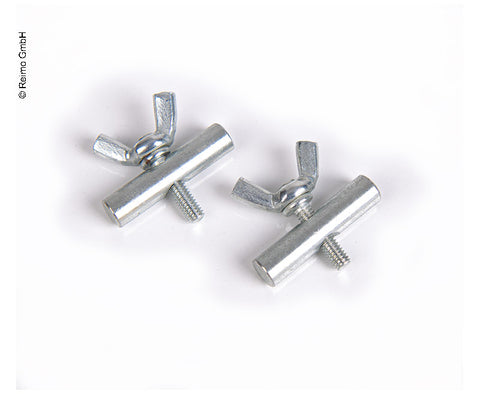 Pièce de blocage pour rail de tuyauterie Ø7mm, 2 pièces