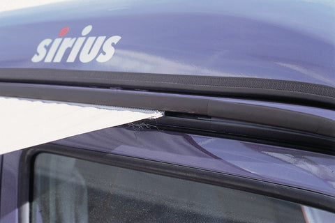 Profil de gouttière Multi Rail VWT4 LR percé, noir 3040mm