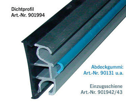 Tappo terminale per guida di rientro finestrino sinistro