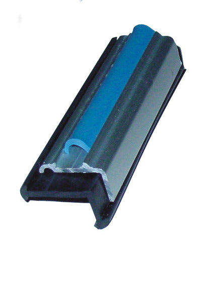 Profilo di bordo in alluminio argento, 27x11mm, 3m