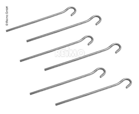 Zeltteppich, Vorzeltteppich Eisenheringe für Clips