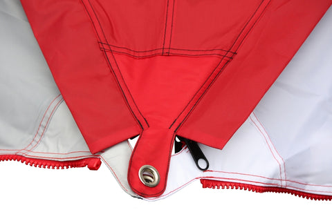 Voile supplémentaire BENT avec housse zippée contre la pluie - Rouge