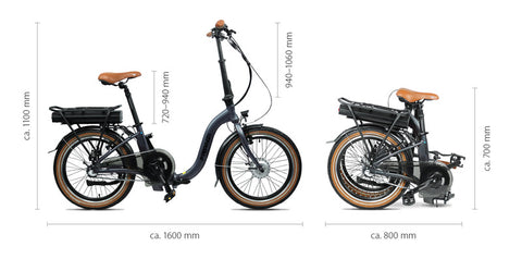 Vélo électrique pliable "FRANZI"