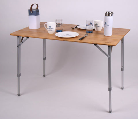 Table en bambou HOLIDAY TRAVEL 100x65x42/65 cm