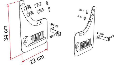Garde-boue avant Ducati 2 pièces