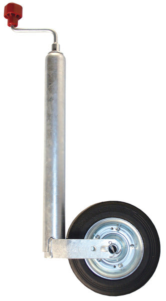Roue de support 200x50mm, D 48mm, caoutchouc plein avec jante en tôle