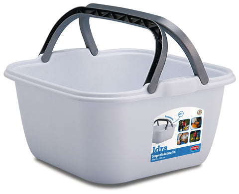 Bol/bac 13l, couleurs assorties : blanc, turquoise, vert citron, 35x35x18cm