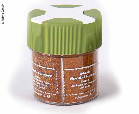 Saupoudreuse à épices pour grillades 4 fonctions : BBQ, steak grossier, steak spécial, poulet