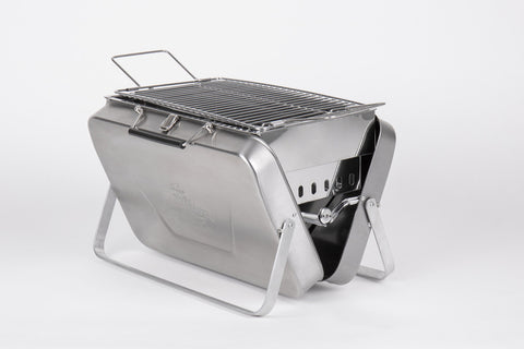 VOYAGE DE VACANCES - Barbecue au charbon de bois en acier inoxydable