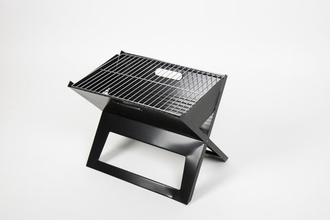 Barbecue à charbon de bois Camp en acier 42x27 cm