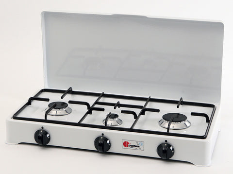 Cuisinière à gaz 3 feux avec sécurité d'allumage 30mbar