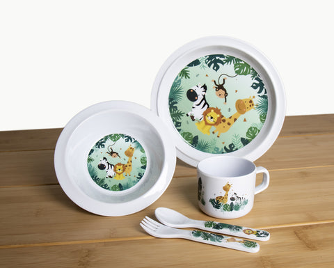 Coffret vaisselle enfant Camp4 SAFARI