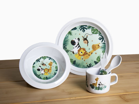 Coffret vaisselle enfant Camp4 SAFARI