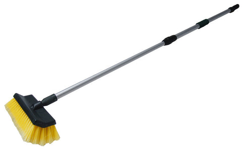 Brosse télescopique en aluminium, longueur réglable de 0,9 à 1,8 m