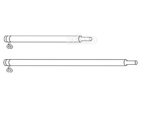 Asta di prolunga in acciaio, 50 cm