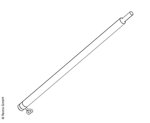 Tubo di prolunga in alluminio 1,0 m 2S