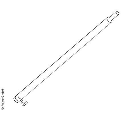 Tubo di prolunga in alluminio 1,0 m 2S